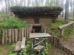 Latvian rifle dungeons and trenches. Author of the photo: Edgars Ražinskis, 2020