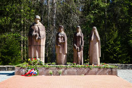 2.pasaules karā kritušo padomju karavīru Brāļu kapu ansamblis. Avots: Gulbenes novada pašvaldības aģentūra “Gulbenes tūrisma un kultūrvēsturiskā mantojuma centrs”