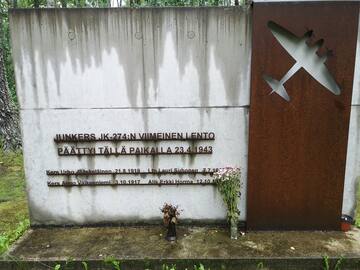 Memorial site for Finnish pilots