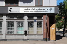 Stūra māja. Avots: Latvijas Okupācijas muzejs.