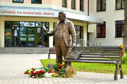 Latgale Culture History museum statue