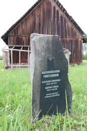 Monument rahvuspartisanidele B. Mikulānsile ja A. Starisele Celminiekises, Dunava kihelkonnas