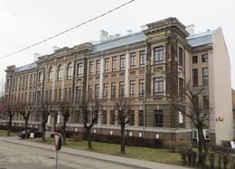 Endine Jelgava Riikliku Õpetajate Instituudi hoone. Foto: Wikimedia Commons
