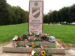 Monument Bauska kaitsjatele. 2024. Foto: U. Neiburgs