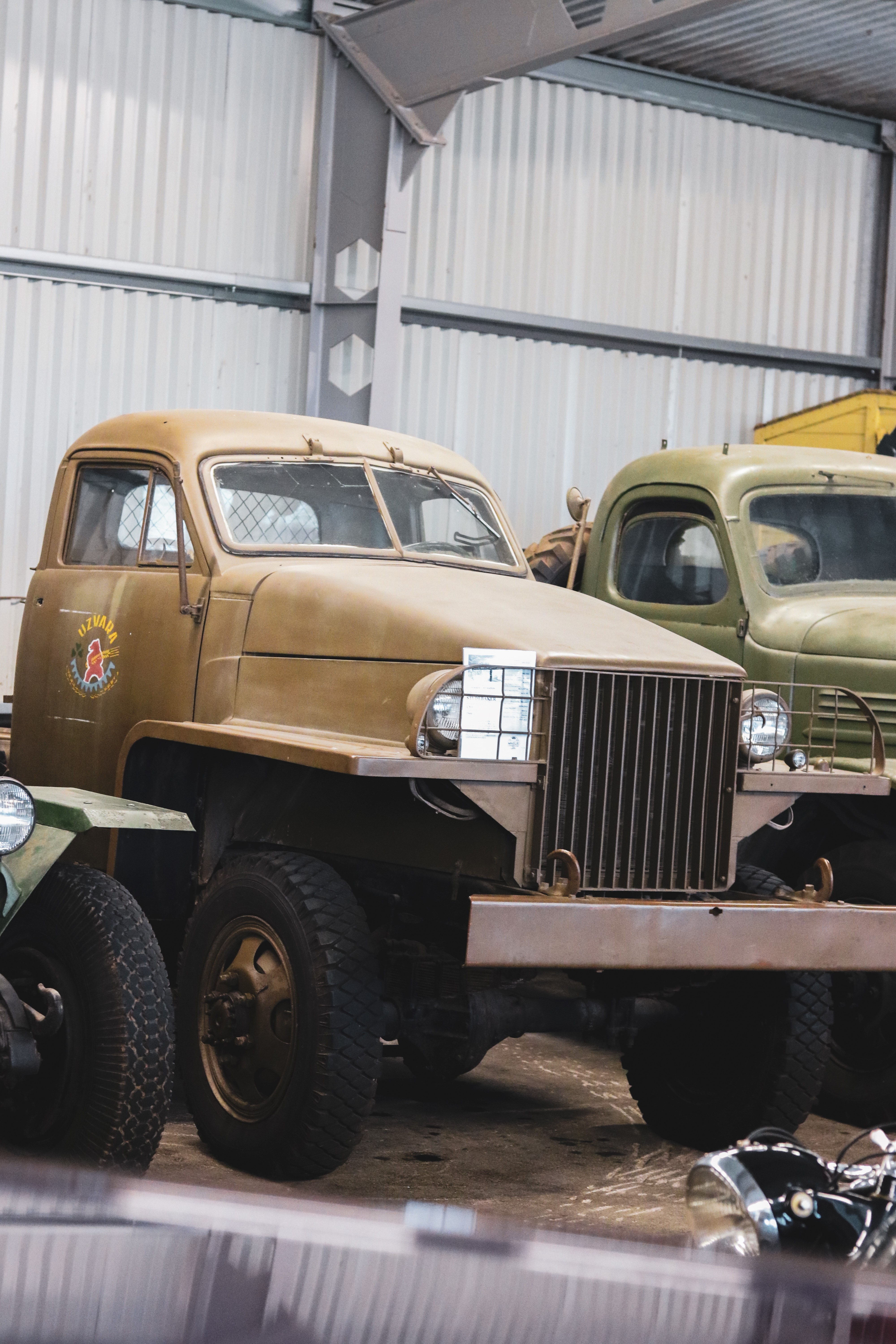 Šis Studebaker (1944), pirms nonākšanas muzeja kolekcijā, izmantots tautsaimniecībā kolhozā “Uzvara”