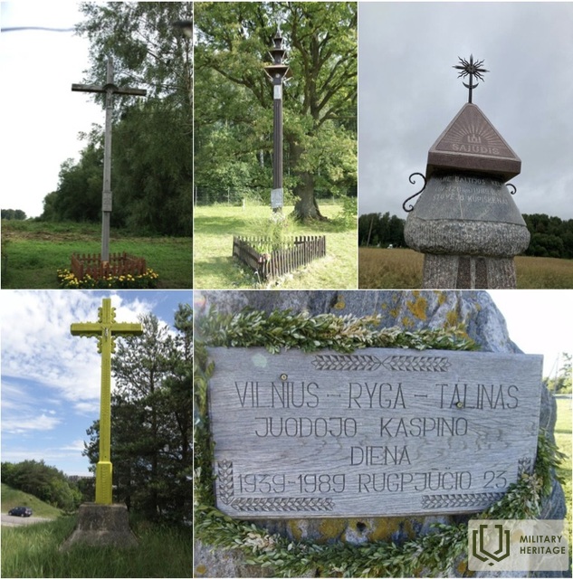 Paminklai-palei-Baltijos-kelio-ruožą-Baltijos-keliui-atminti-Panevėžio-rajone.jpeg