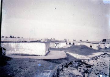 Mangaļsala artillery fortifications destroyed during World War I. 1920s. Source: Latvian War Museum.