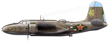 Baltijas Karaflotes A-20G “Boston” lidmašīna