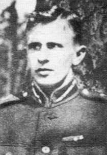 Bruņuvilciena “Kalpaks” komandieris, virsleitnants Alfrēds Kļestrovs, Vēsturisks foto. Karostas cietuma arhīvs